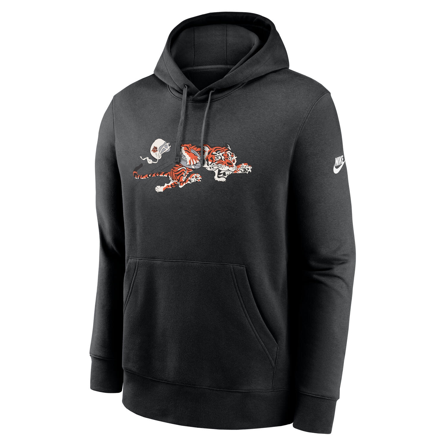 Cincinnati Bengals Throwback Nike Club NFL Hoodie Black