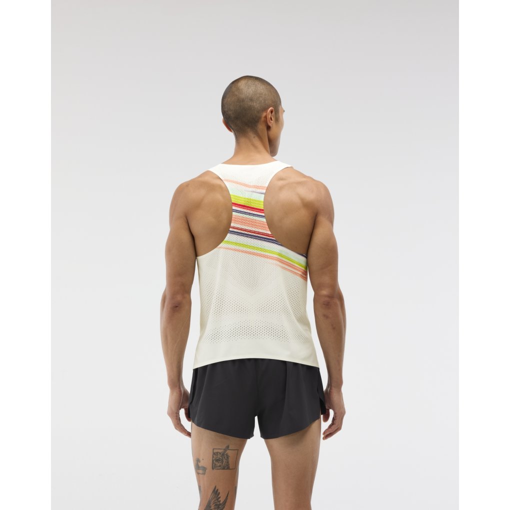 Hoka Race Day Singlet Men - alabaster flare