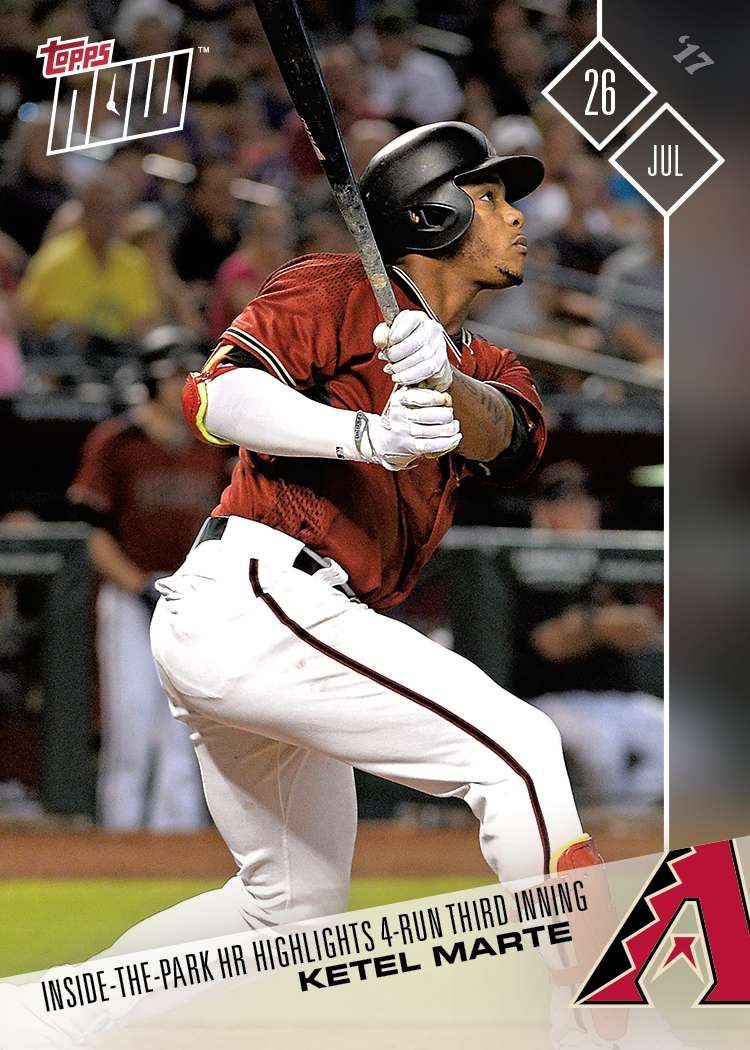 Ketel Marte - 07/26/2017 TOPPS NOW® CARD 395 - Print Run: 196