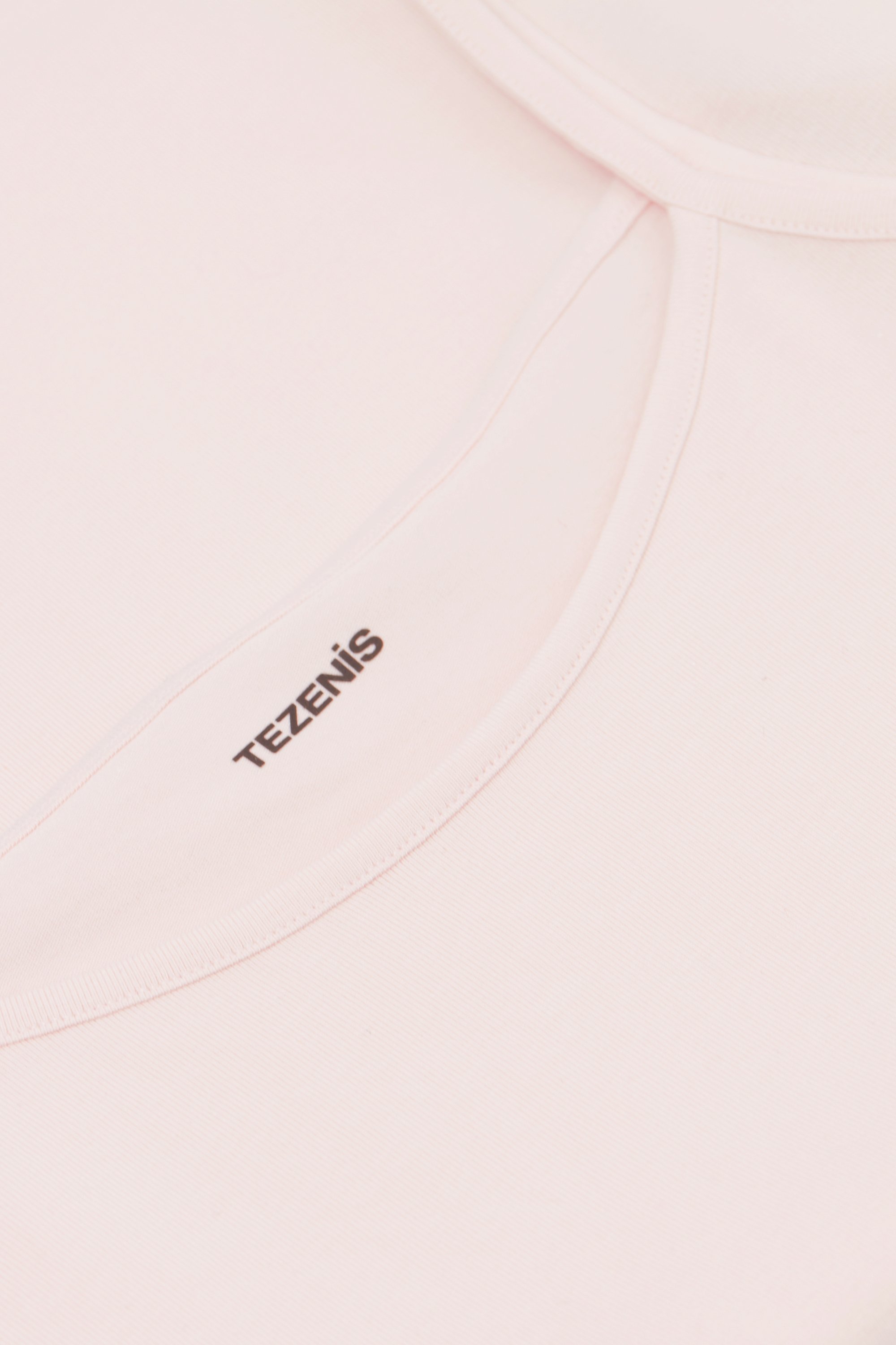 Girls’ Cotton Camisole with Thin Shoulder Straps and Rounded Neck