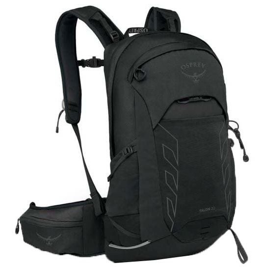 Osprey Talon 22 Extended Fit Backpack - Black/Coal Grey EF