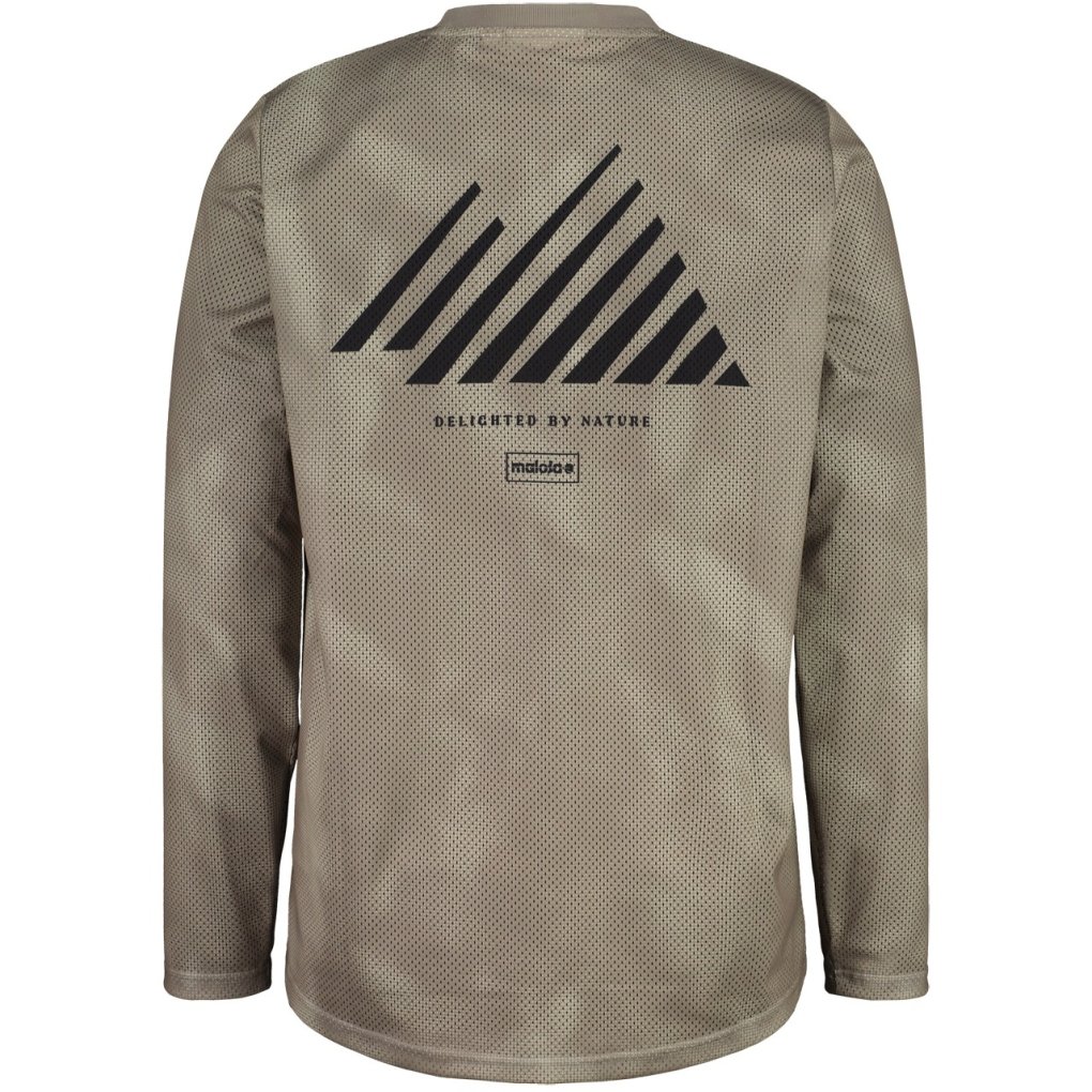 Maloja PfeifferkogelM. Dirt Shirt Men - warm shadow papermountains 1275