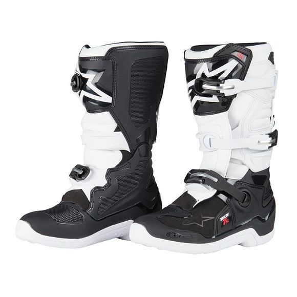 Alpinestars TECH 7S BLACK WHITE CHILDREN'S cross Boots - Black / WhiteRef: AP10680