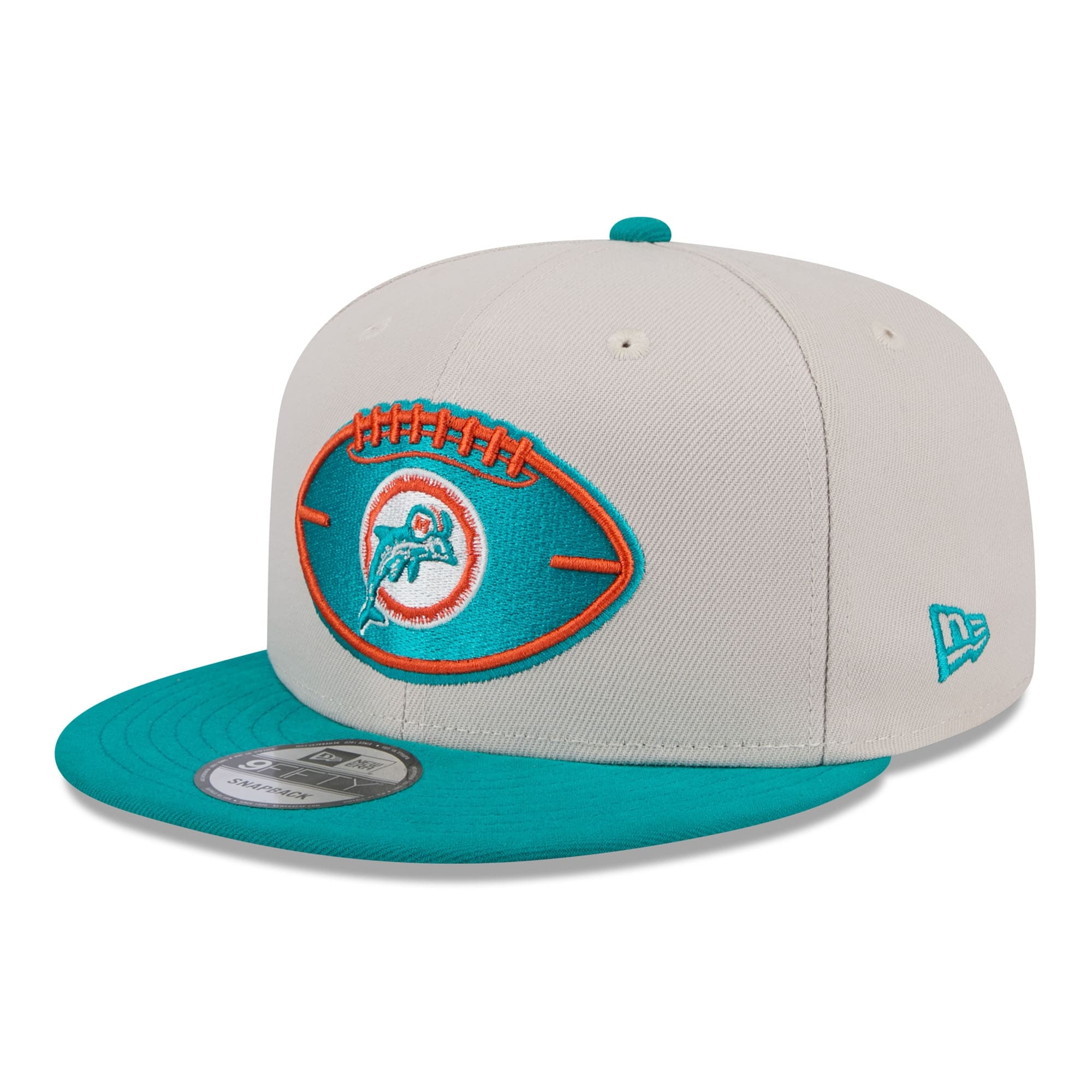 Miami Dolphins Historic 2024 NFL Sideline New Era 9FIFTY Snapback Cap