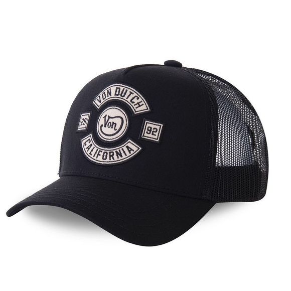 Von Dutch BASEBALL Cap - BlackRef: VDH0105 / VD/0/CAS1/BIK/BLA-TU