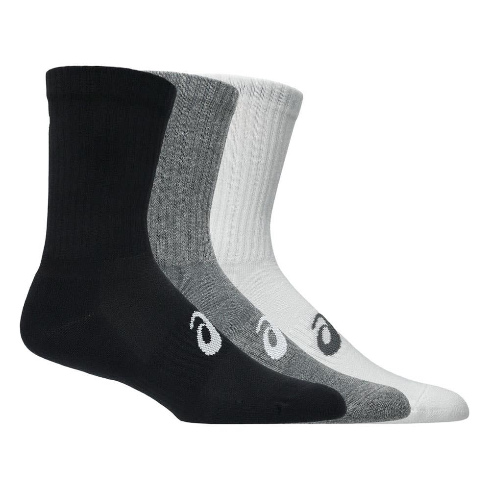 SOCKS ASICS 3 PACK CREW BLACK/GREY/WHITE