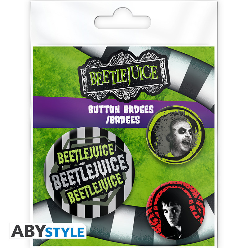 BEETLEJUICE- Badge Pack Beetlejuice Beetlejuice