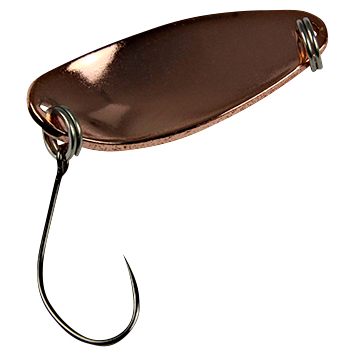 FTM Trout Spoon Break (2,2 g, White Dotted\/Copper)