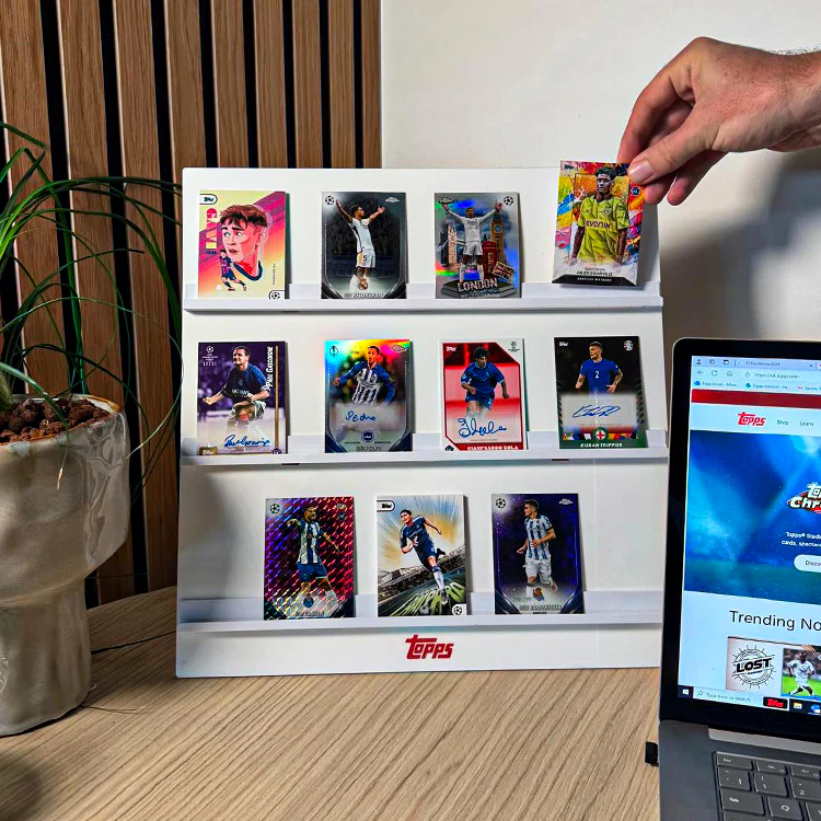 Topps White Acrylic Card Display