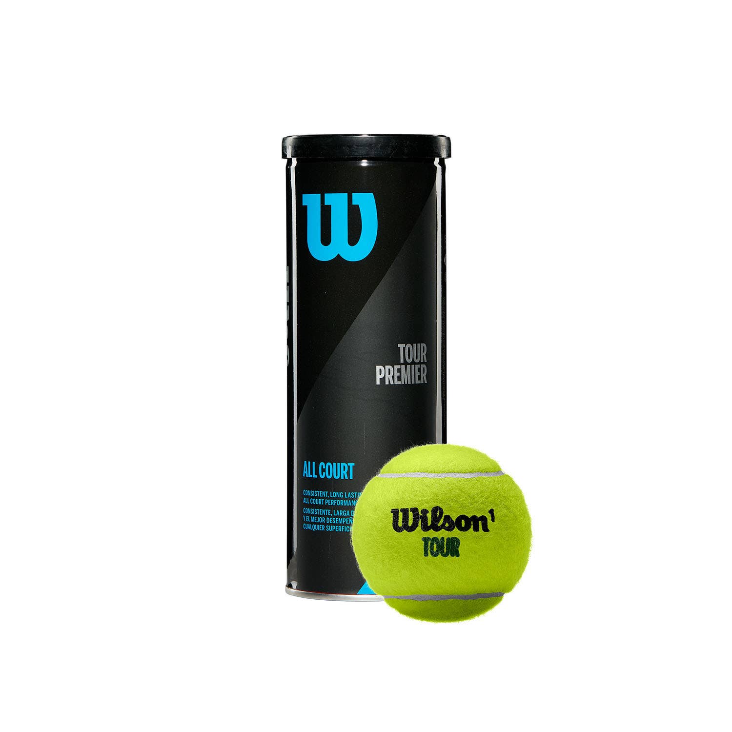 3-BALL CAN OF WILSON TOUR PREMIER ALL COURT WRT109400