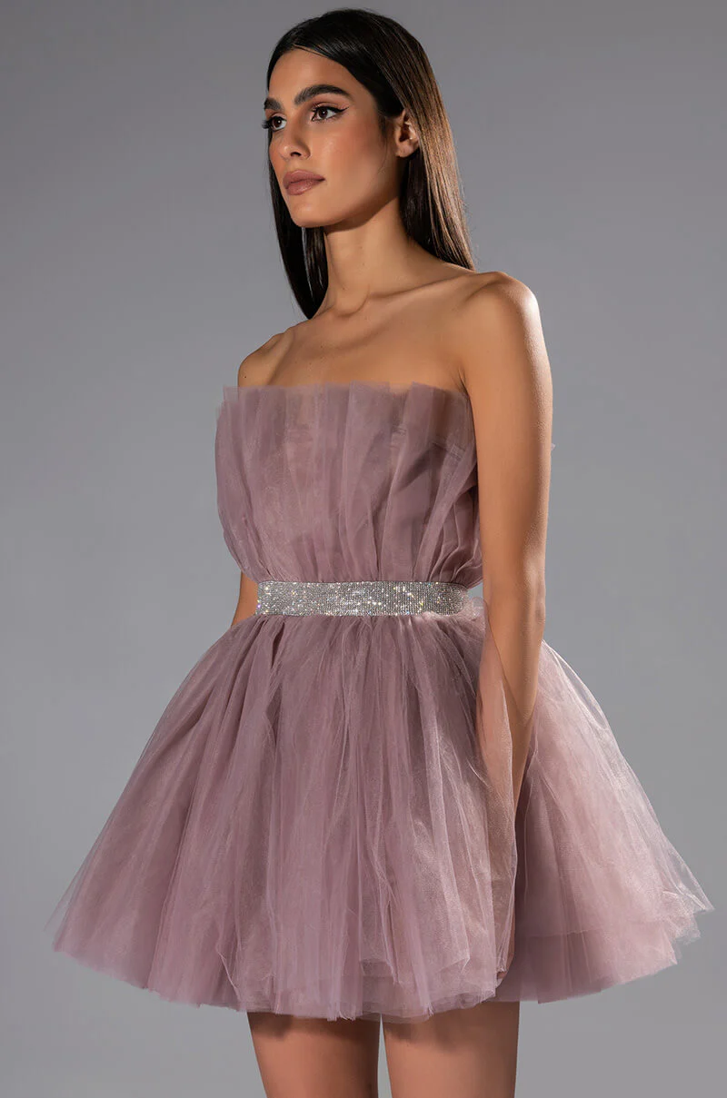 Make A Move Tulle Mini Dress