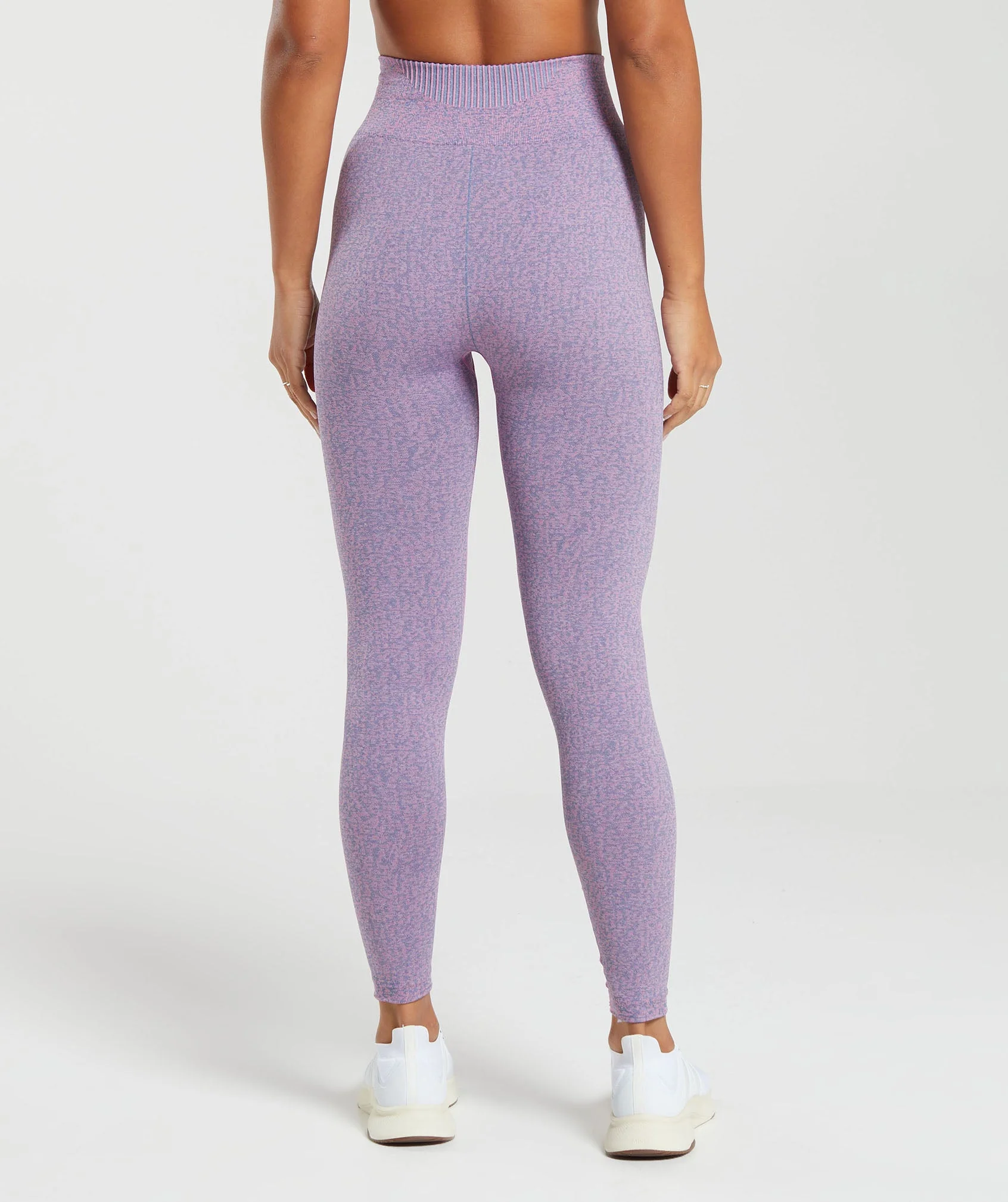 Marl Seamless Leggings Light Pink/Light Blue Marl/Sherbet Pink