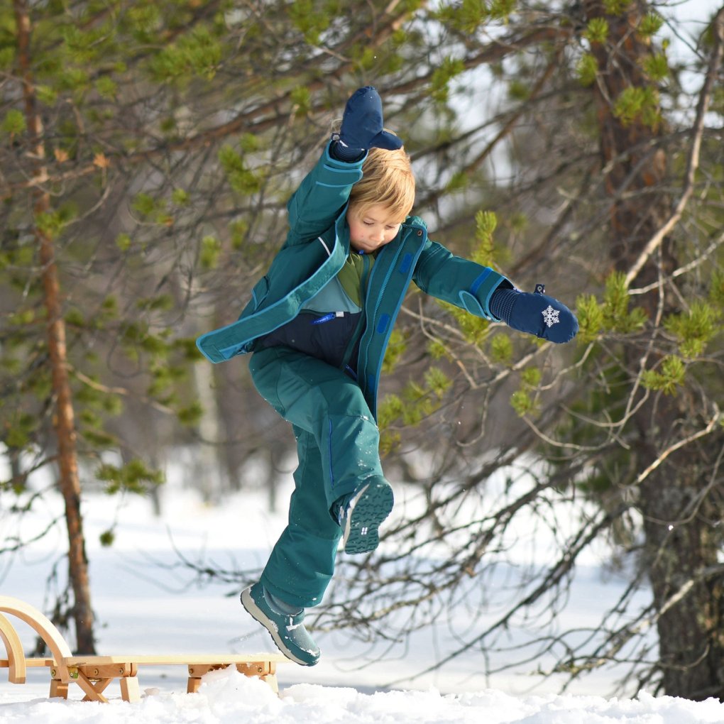 Finkid RUUVI Winter Pants Kids - dove/navy