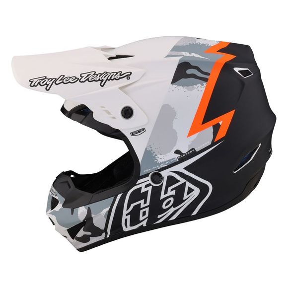 TroyLee design GP VOLT CHILD cross helmet - White / BlackRef: TRL0882