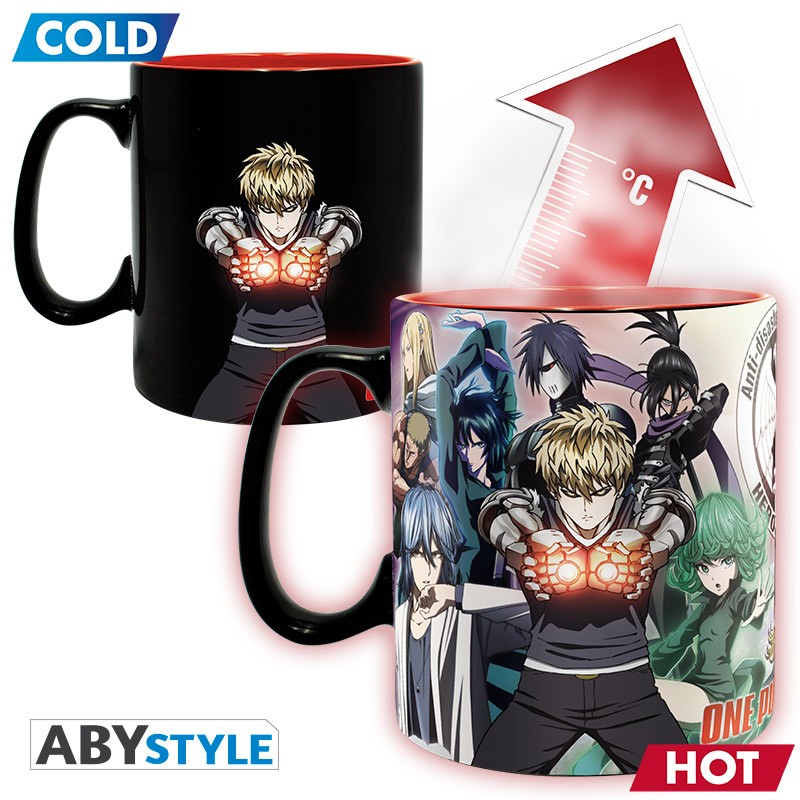 ONE PUNCH MAN Heat Change Mug Heroes King size