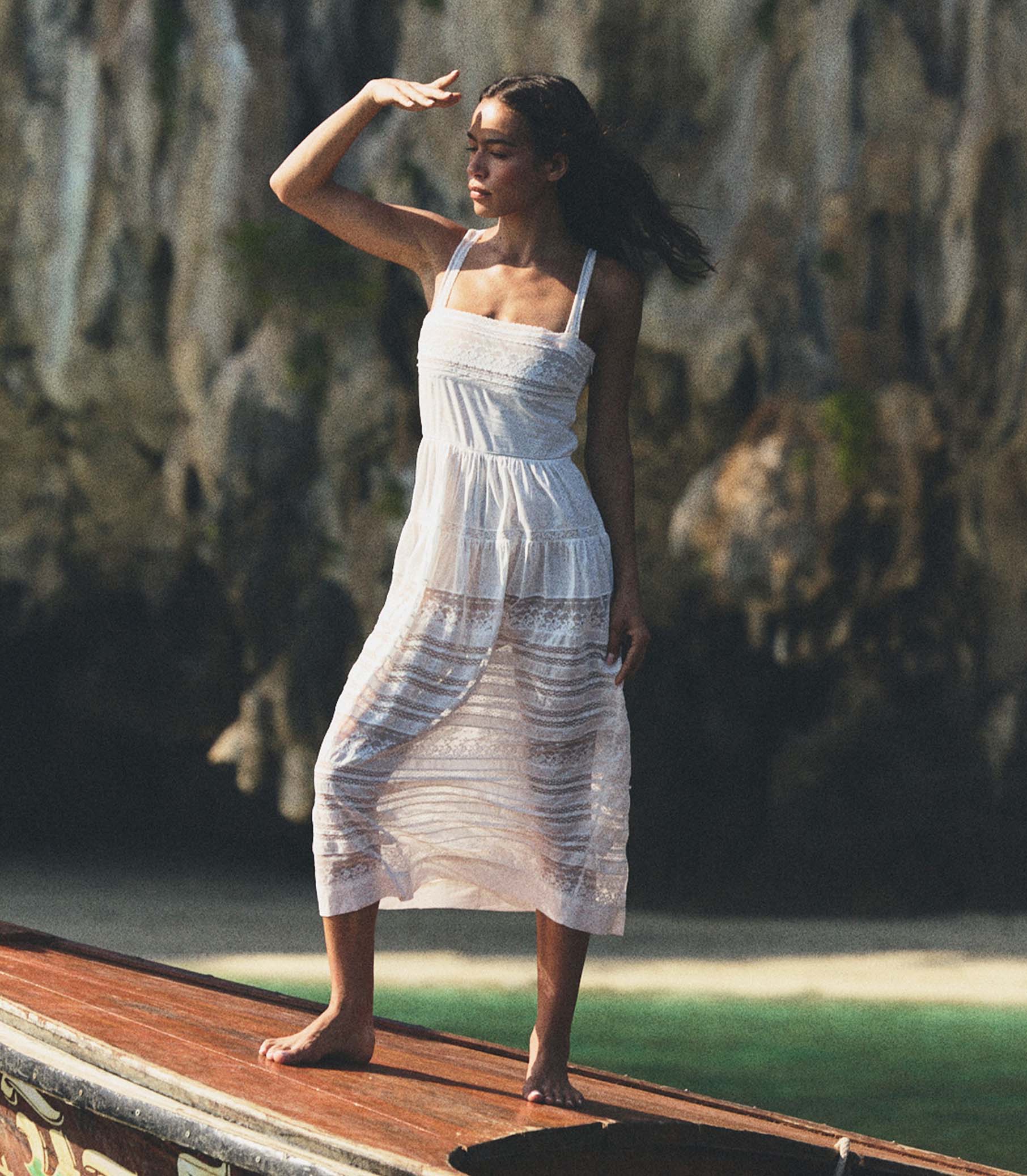 Esmee Midi Dress - Salt