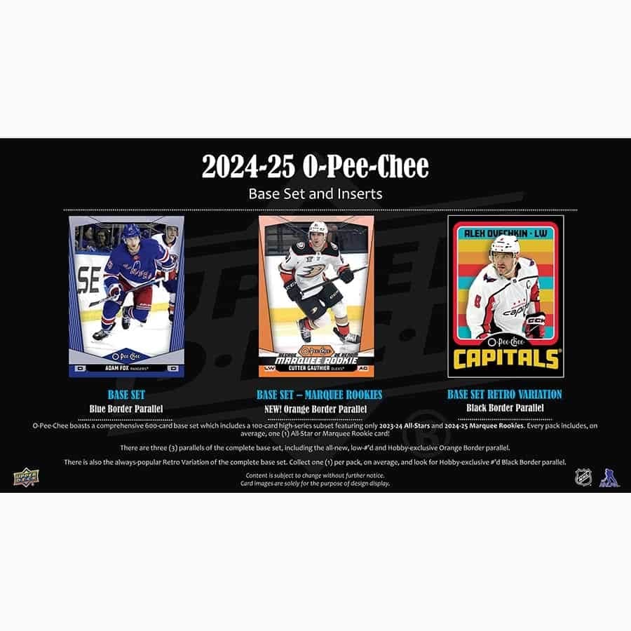 2024/25 Upper Deck O-Pee-Chee Hockey NHL Hobby Box