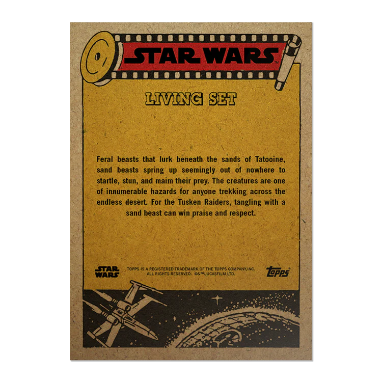 Topps UK - SW Living Set Card #446 - Tatooine Sand Beast