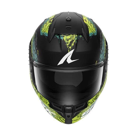 Shark D-SKWAL 3 SPEED-VIB Full Face Helmet - Black / GreenRef: SH1841