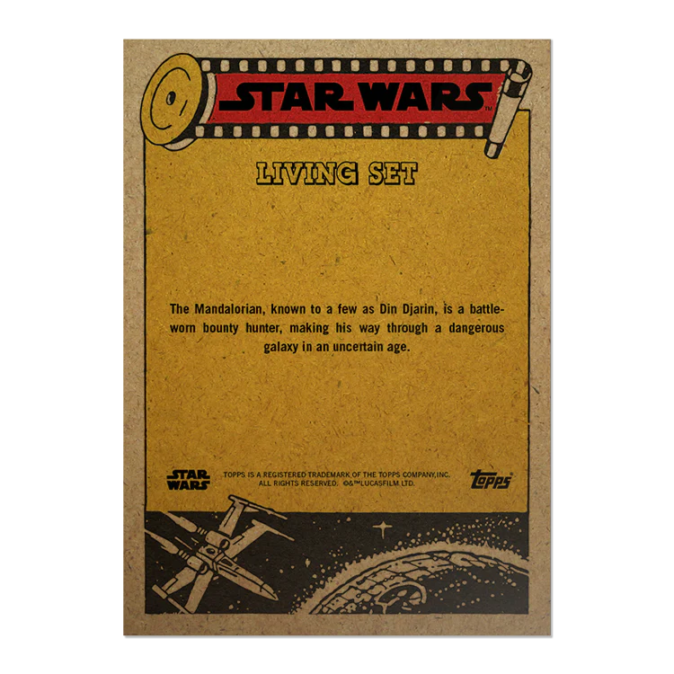 Topps UK - SW Living Set Card #400 - Din Djarin