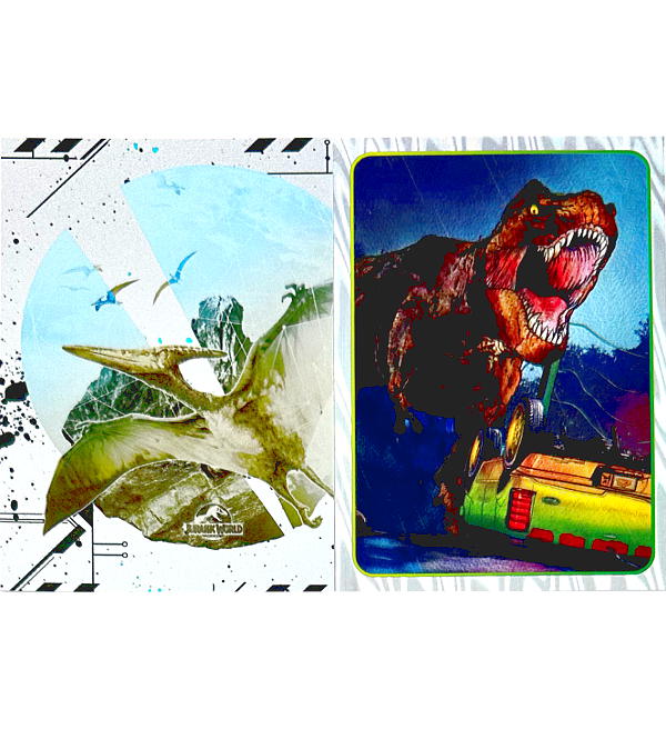 Panini Jurassic 30th Anniversary Trading Cards - 10 Packets + 1 LE Card