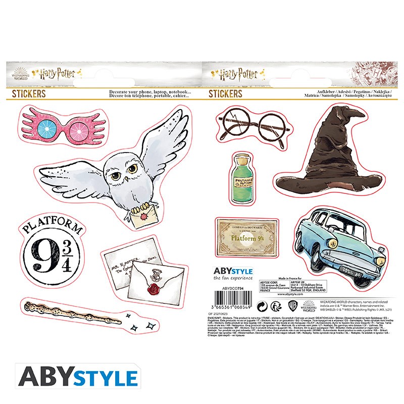 HARRY POTTER Mini Stickers Magical Objects 2 (16x11cm)