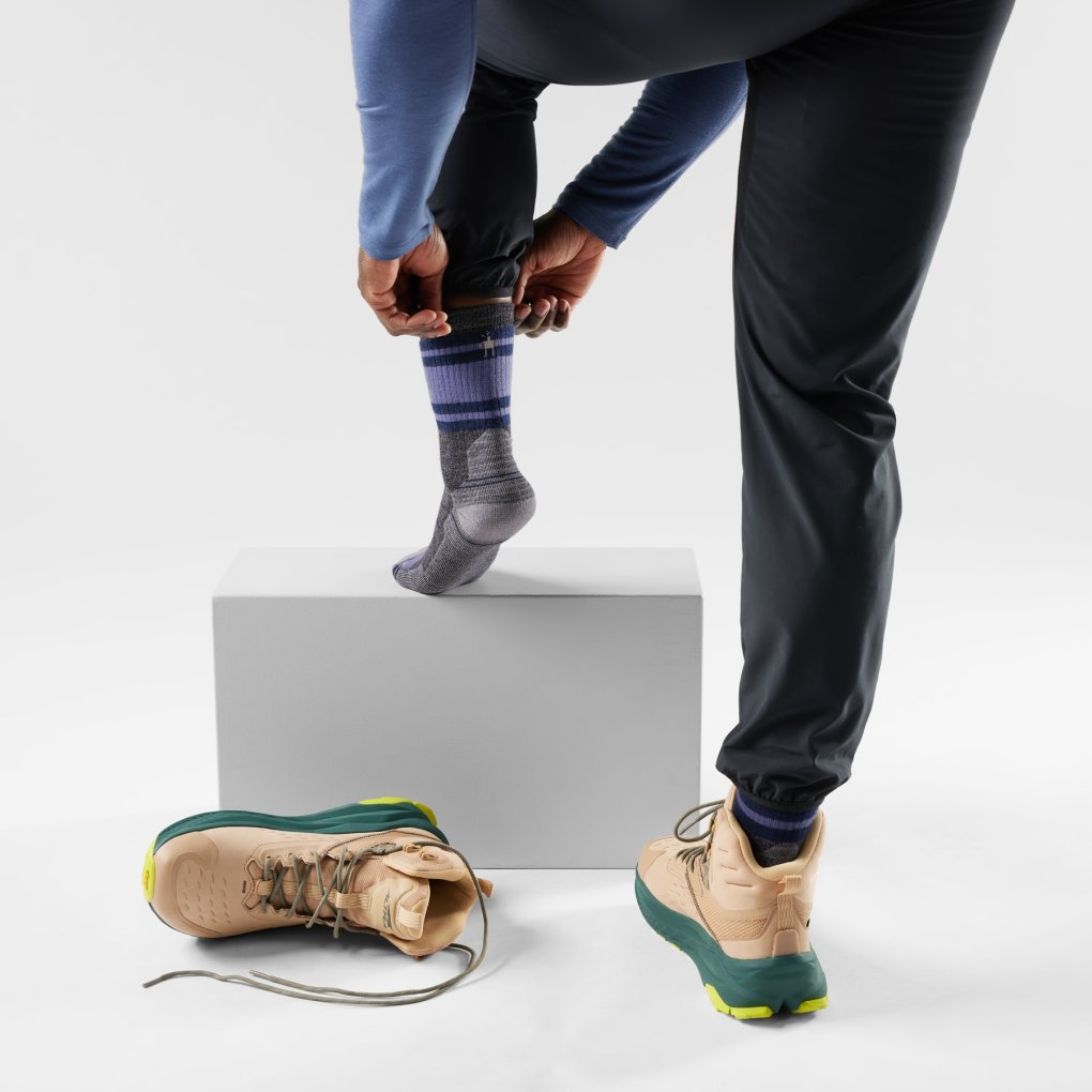 SmartWool Full Cushion Lolo Trail Crew Hiking Socks - 052 medium gray