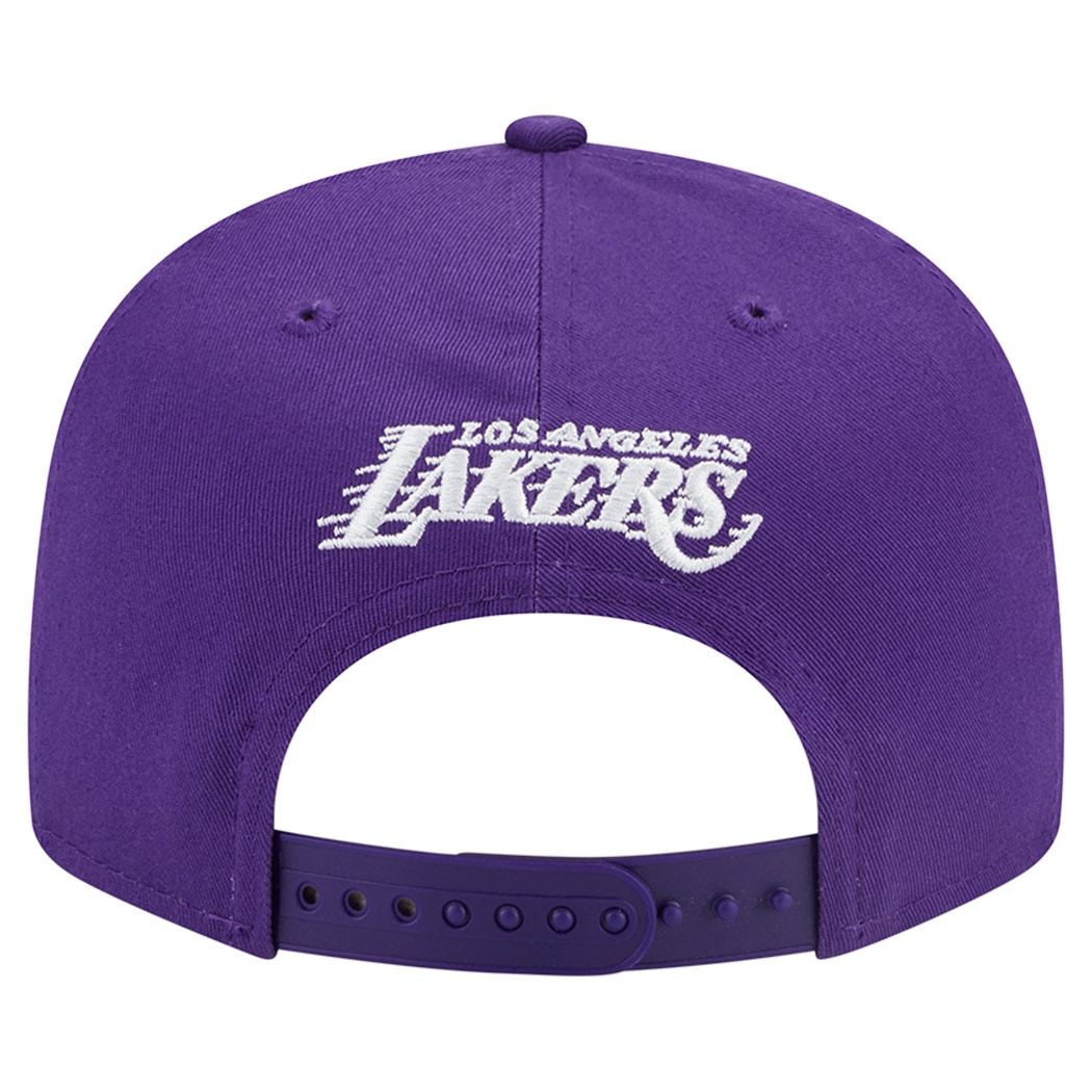 Los Angeles Lakers Side Patch New Era 9FIFTY Snapback NBA Cap Purple