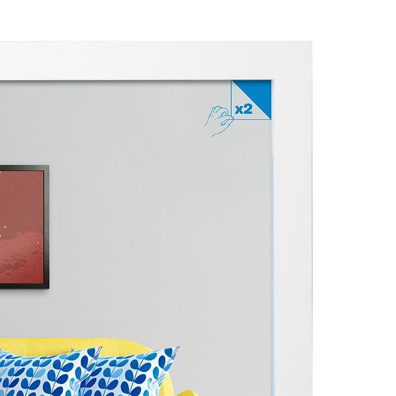 MDF White Frame (33 x 95 cm)