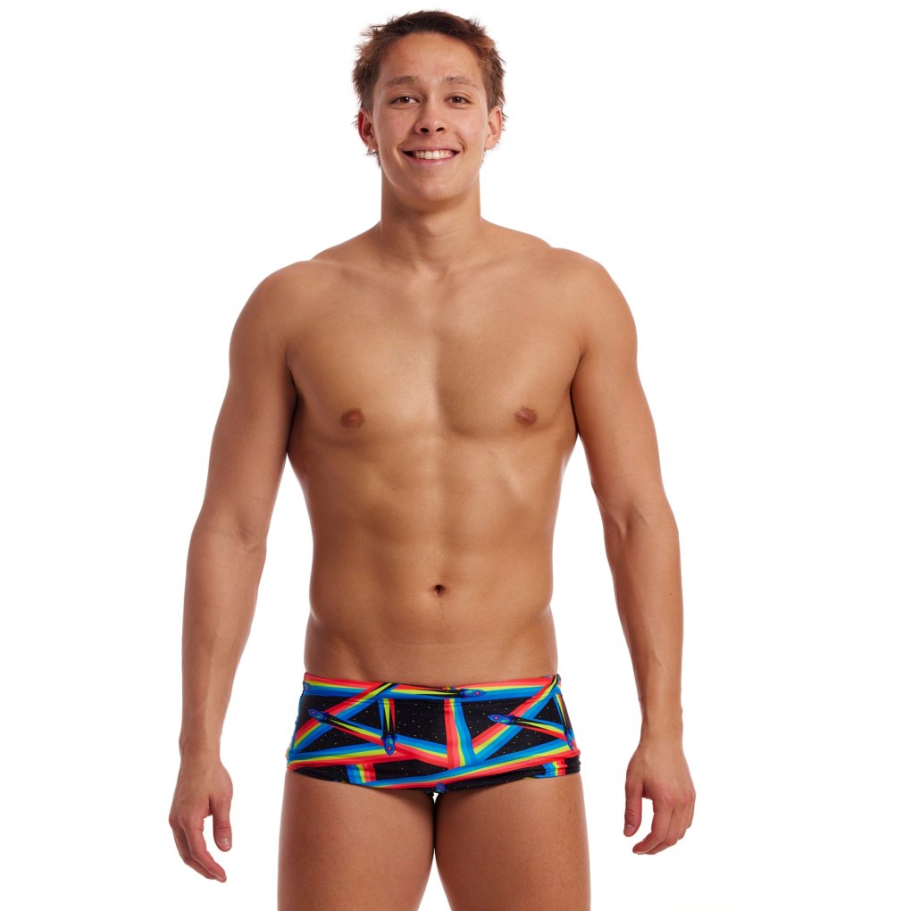 Funky Trunks Sidewinder Eco Swim Trunks Men - Pocket Rocket