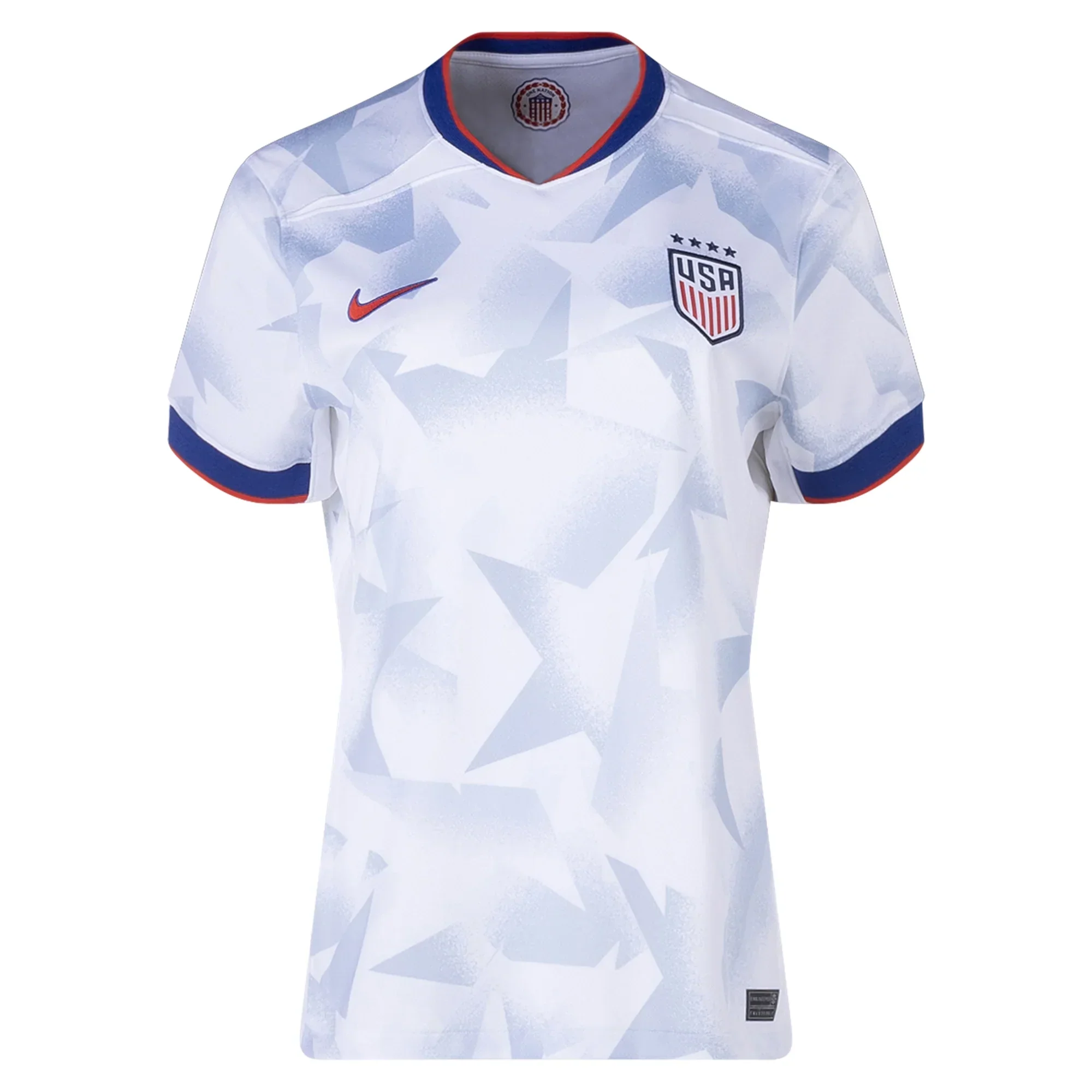 Womens United States 25/26 Home 4 Star Jersey 101 (White/Rush Blue/Challenge Red)