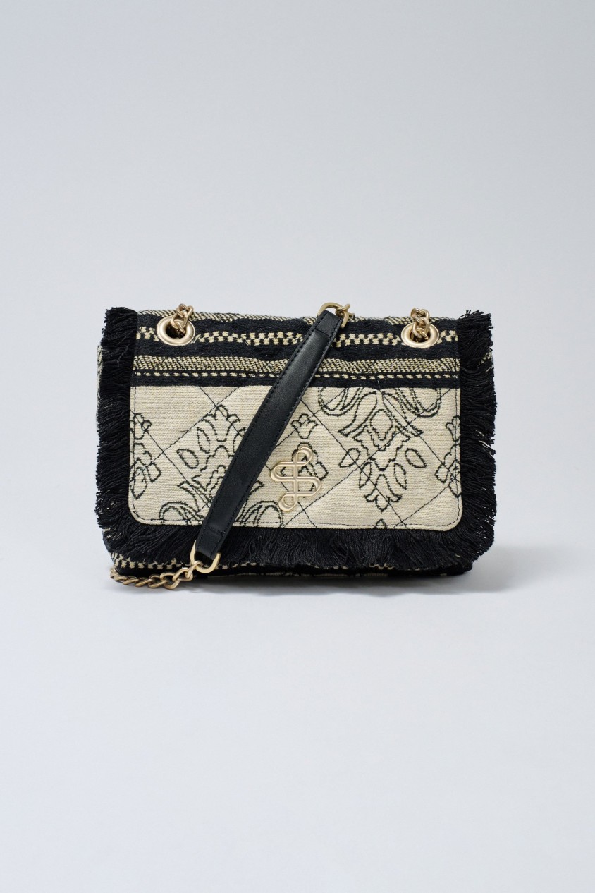 SUITCASE WITH JACQUARD EMBROIDERY