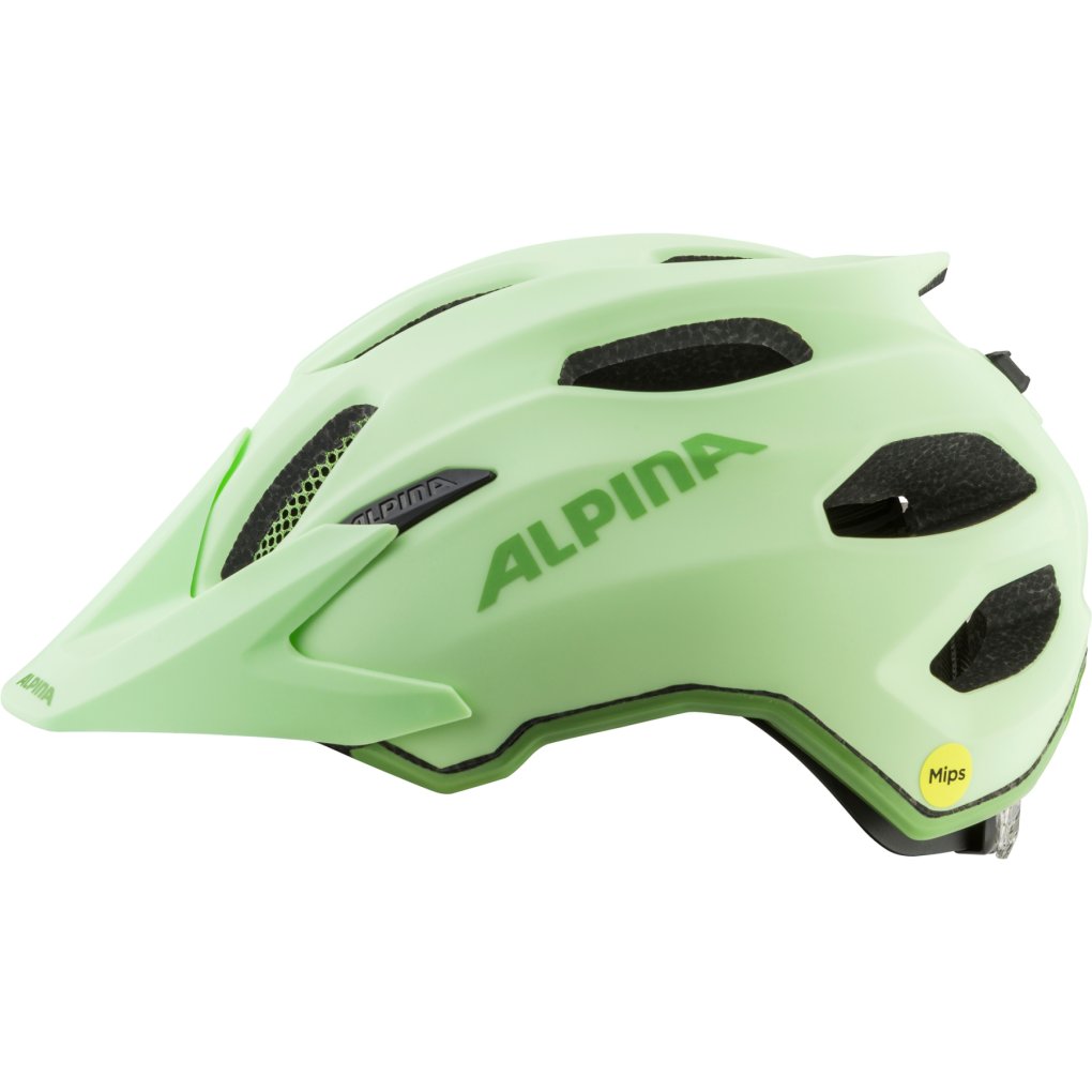Alpina Apax JR MIPS Kids Helmet - green apple matt