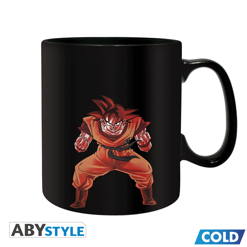 DRAGON BALL Z Heat Change Mug Goku King size