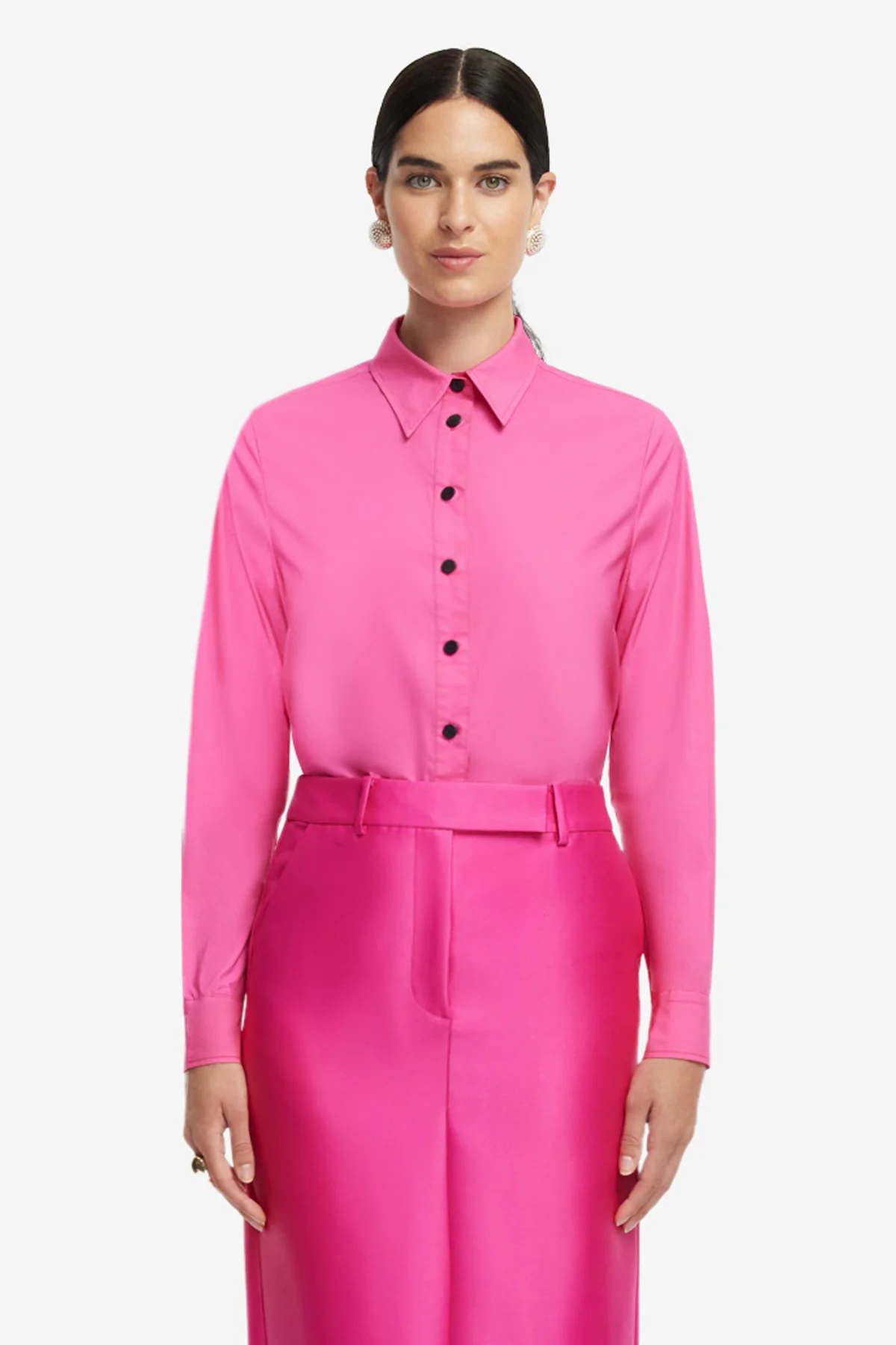 Rosaline Shirt - Hot Pink