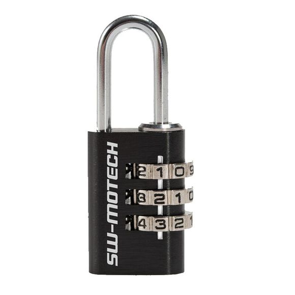 SW-MOTECH Black Padlock Anti-Theft With Universal Code - BlackRef: swm0033 / bc.loc.00.001.10200/b