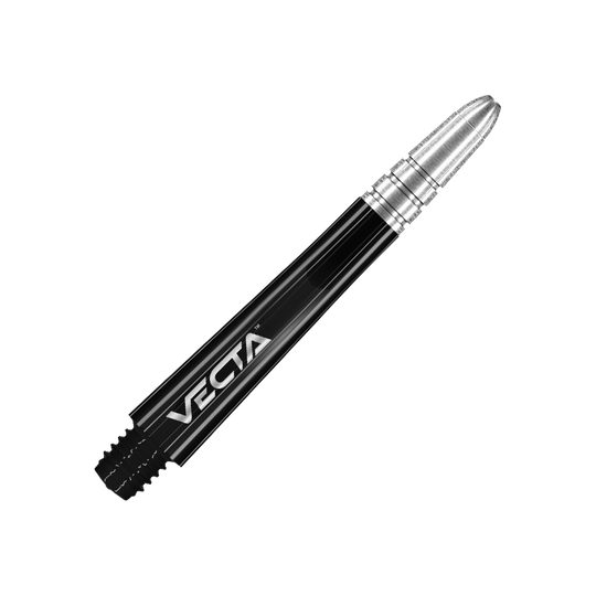 Winmau Vecta Shafts - Schwarz Silber
