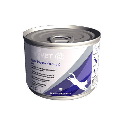 TROVET Hypoallergenic VRD (Venison) Cat - 6 x 200g Tins
