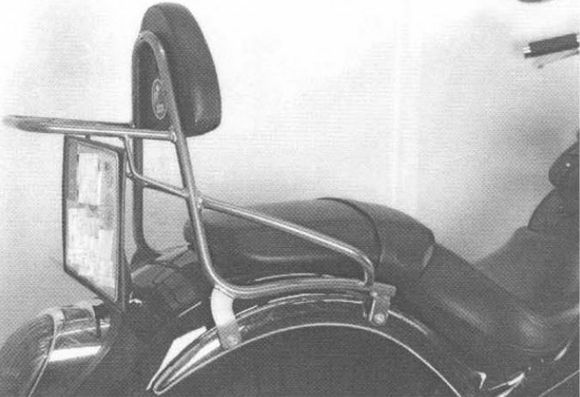 Hepco & Becker sissy bar - chromeRef: Hbe01331A / 600298 00 02