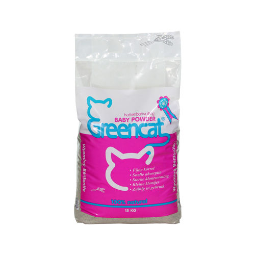 Greencat Baby Powder Cat Litter - 15kg