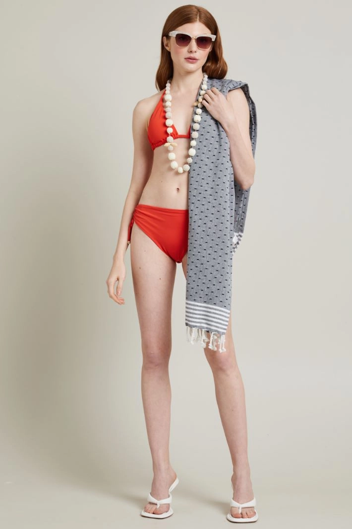 Triangle bikini top - RED