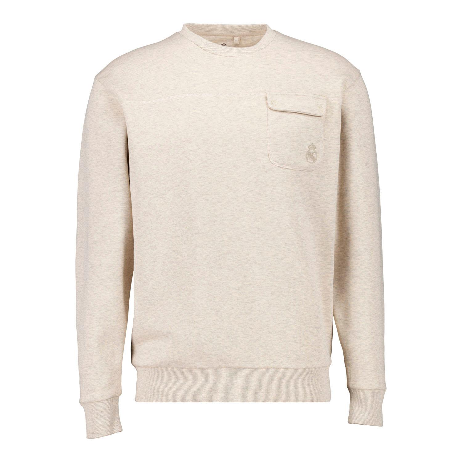 Mens Plum Noir Crew Sweat  Cream