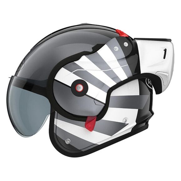 ROOF RO9 BOXXER 2 SUNRISE Modular Helmet - Black / GreyRef: RO0381