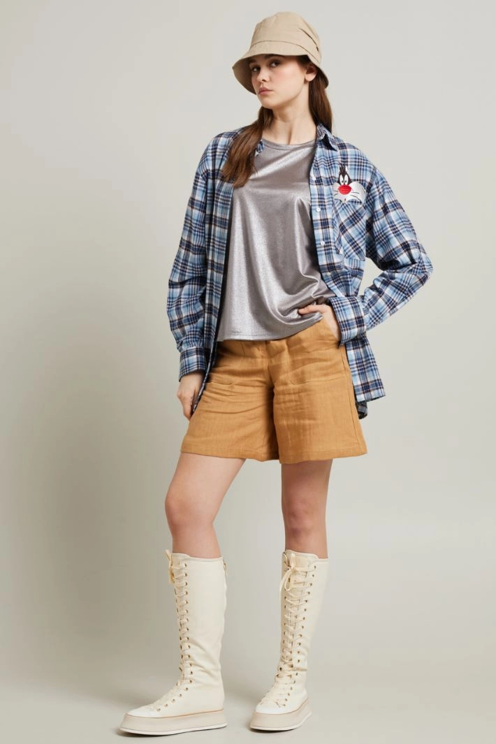 Taffeta bucket hat - BEIGE