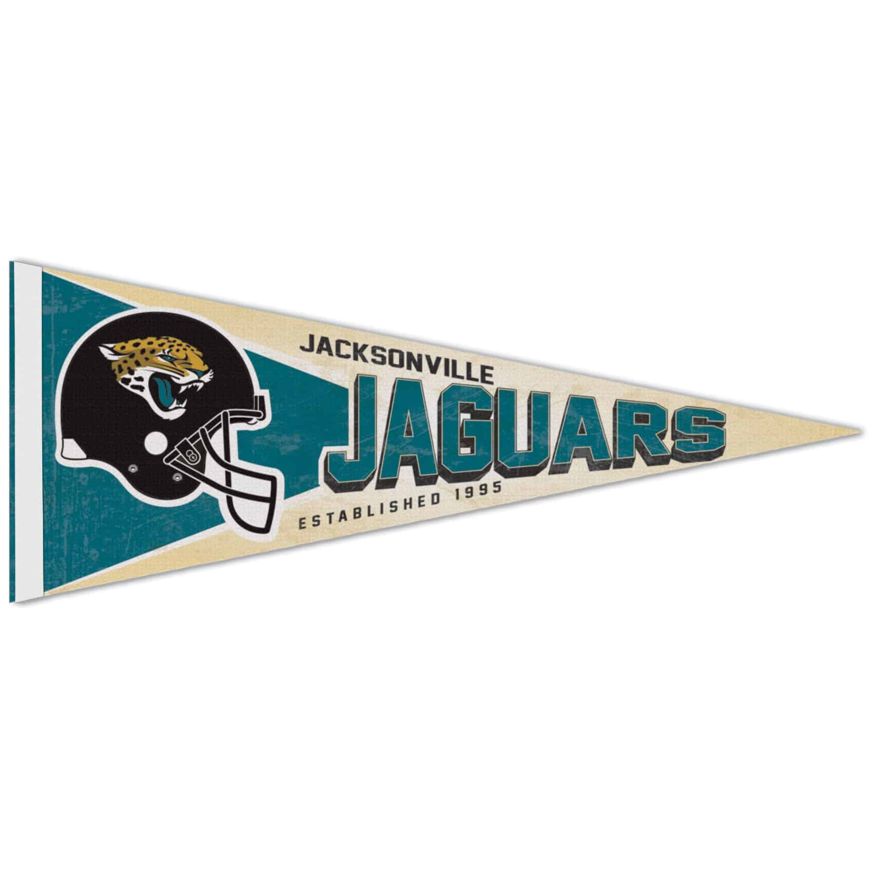 Jacksonville Jaguars Premium Throwback NFL Pennant