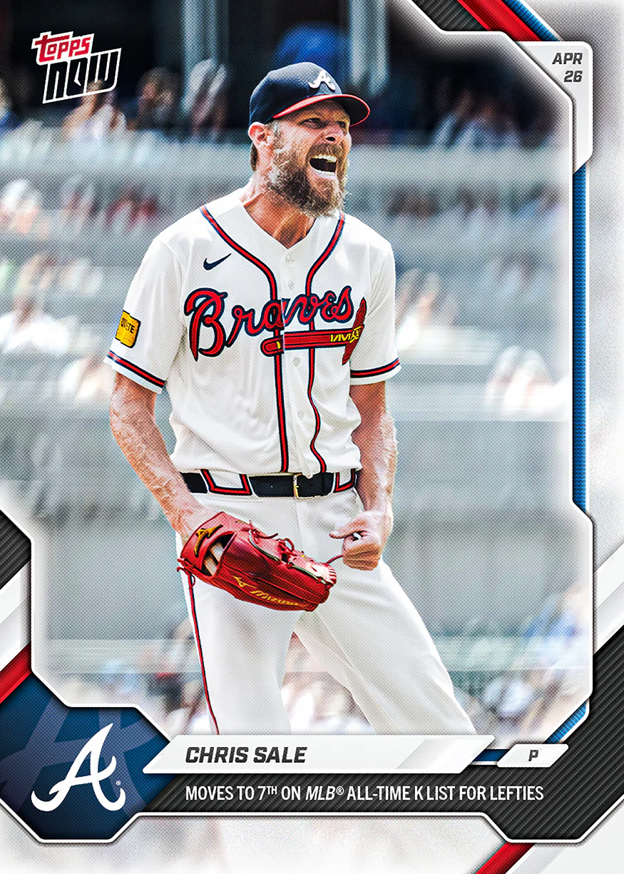 Chris Sale - 2026 MLB Topps NOW® - Card 126 - PR: 651