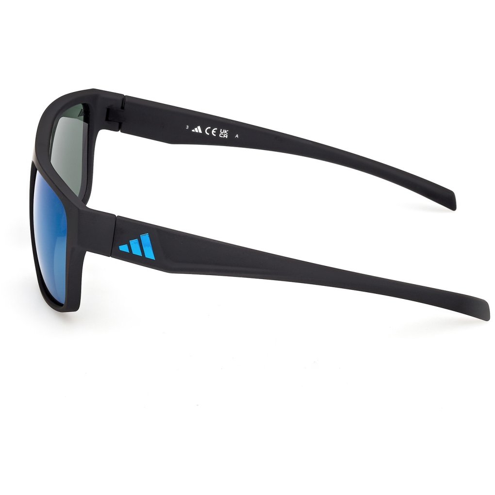 adidas Essentials ES0003 Glasses - matte black / blue mirror