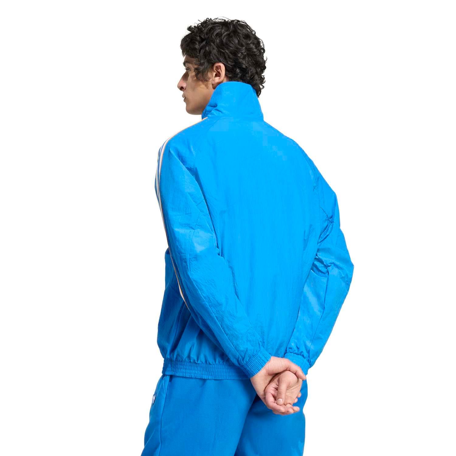 Mens adidas Originals Terrace Icons Half Zip Jacket 25/26 Blue