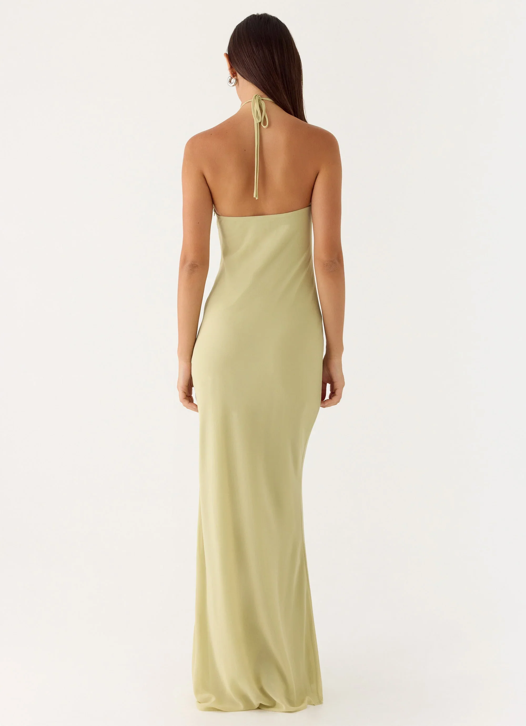 Anouk Halter Maxi Dress - Sage