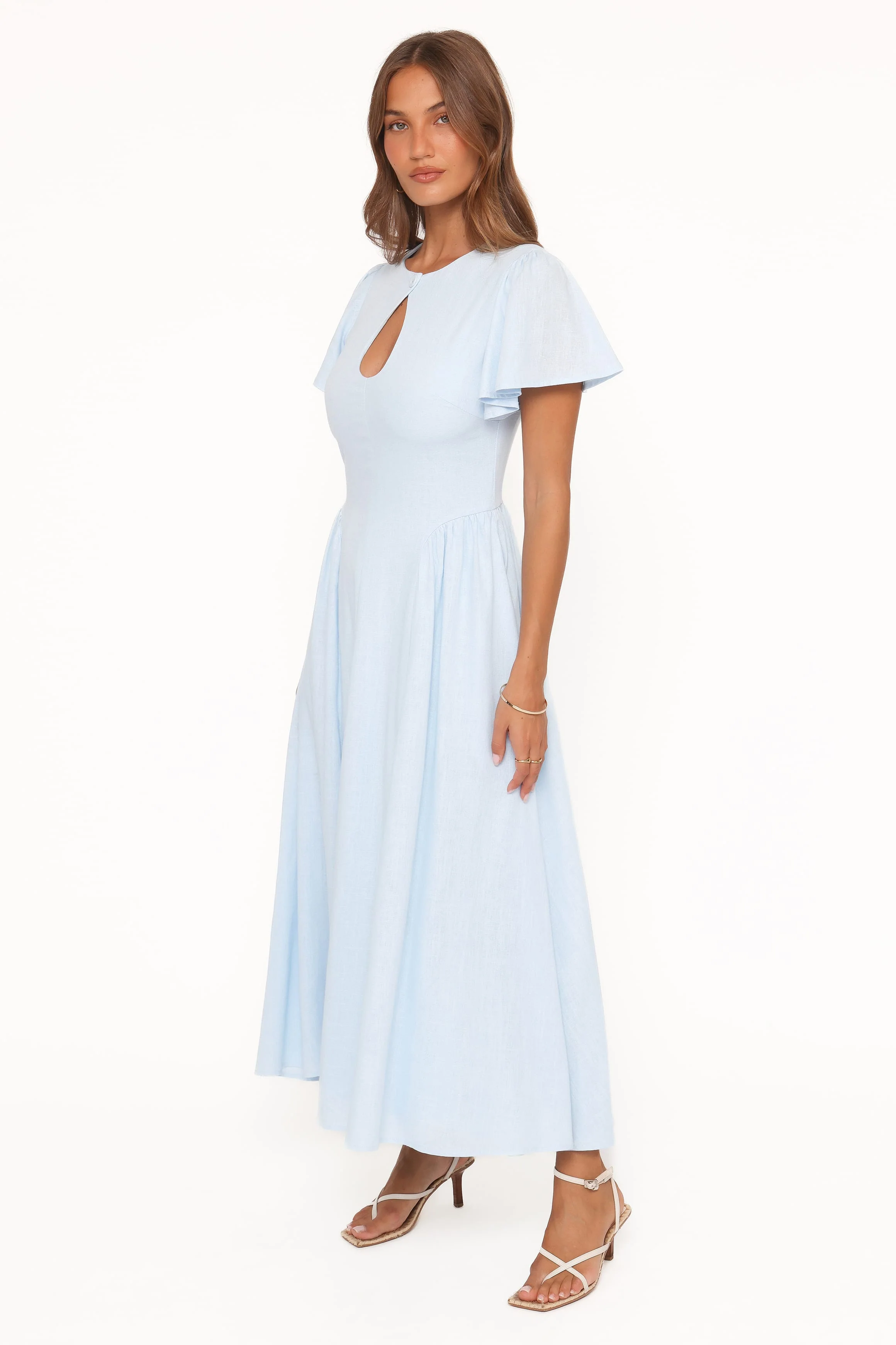 Jessima Midi Dress - Pale Blue